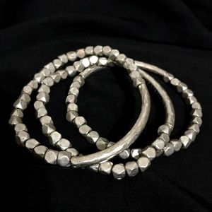 LUCKY BRAND | 3-Count Silver-tone Metal Bracelets